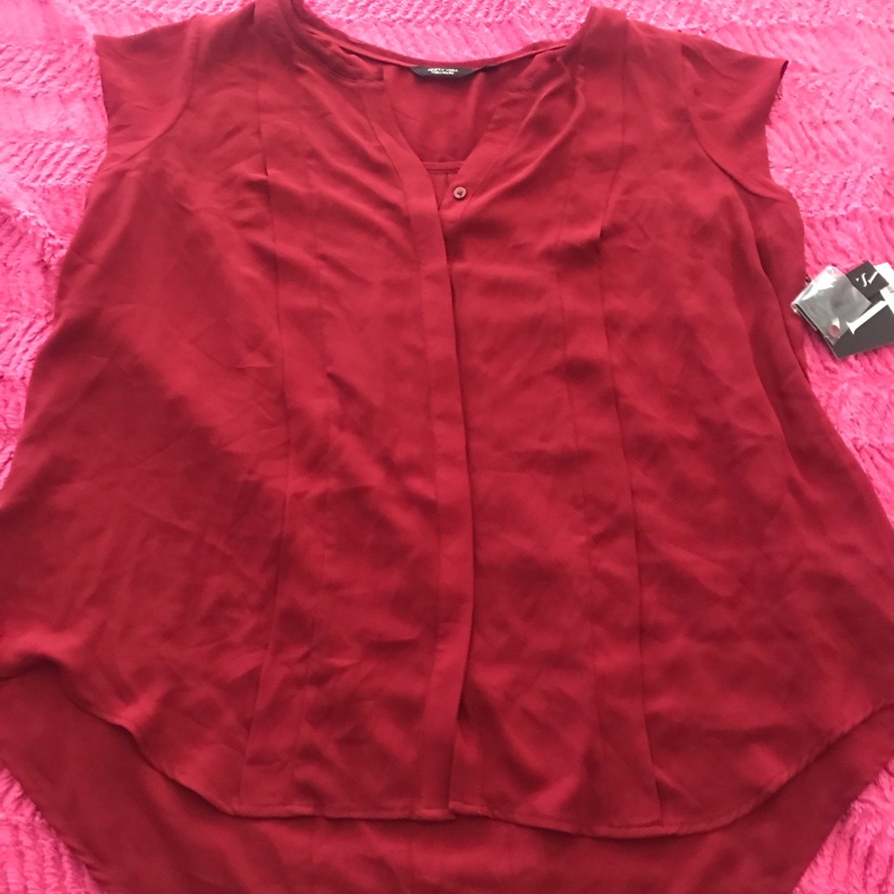 Simply Vera Red Blouse
